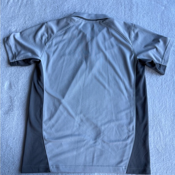 Columbia Men's Light and Dark Gray Polo Shirt - Picture 3 of 3